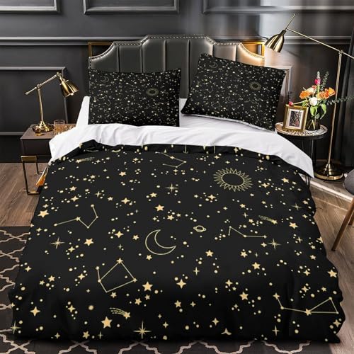 Housse de couette effet 3D ultra douce en microfibre résistante king