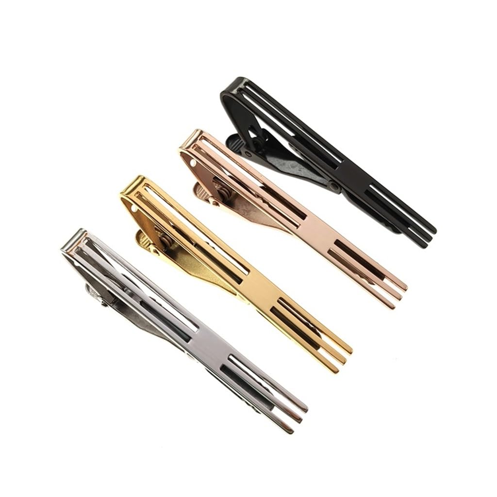 Fermacravatta in Acciaio Inossidabile Cavo, Accessori for Abbigliamento Personalizzati, Fermaglio in Metallo, for Colletto