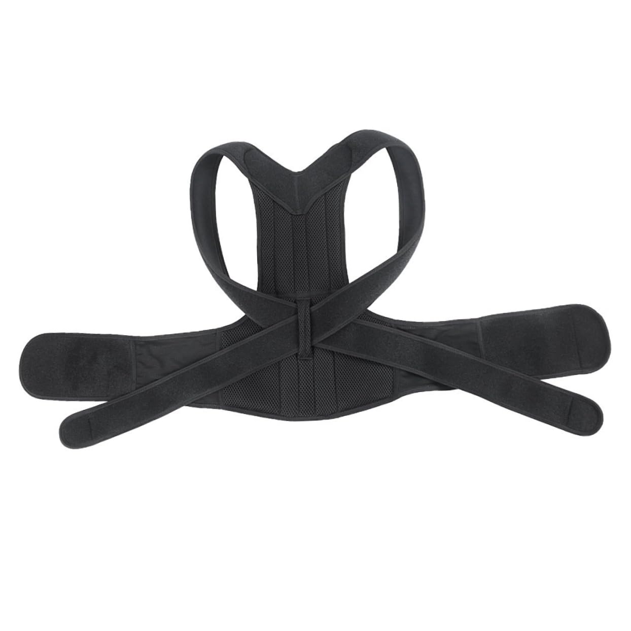 FRCOLOR Posture Brace Clavicle Support Kickstand Adjustable Belt Back Belt Clavicle Brace Adult Belt Straightener Straight Back Posture Support Brace Support Belt Composite Fabric Black