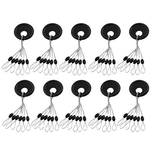 10 Pieces Rubber Fishing Float Stopper Space Beans Fishing Line Stoppers-picture-31