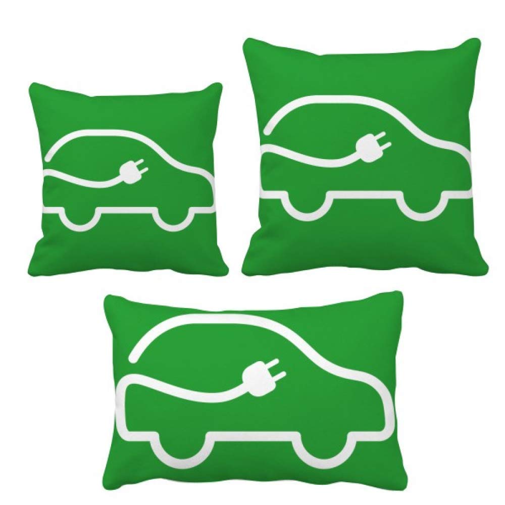 DIYthinker Line Plug Energy Vehicles Schützen Sie die Umwelt Werfen Kissen Set Einfügen Kissen Abdeckung Home Sofa Dekor Geschenk