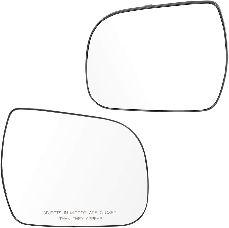 ECCPP Exterior Mirrors Glass Replace with 2011-2014 For Toyota Sienna Driver and Passenger Side RM72553-12PL-AUT,RM72553-12PR-AUT