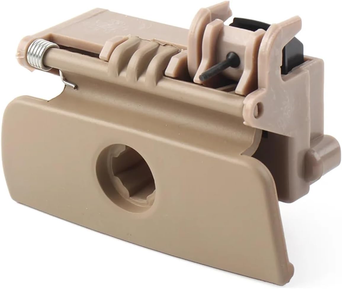 Glove Box Lock Cover Beige LHD Car Glove Box Latch Lock Handle Fit for Buick Fit for Lacrosse Fit for Allure 2005 2006 2007 2008 2009 15251006/15251007 Glove Box