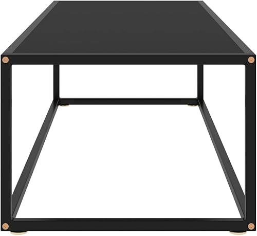 Miniatura 18 de Mesa de centro, mesa de centro industrial, mesa de centro moderna de mediados de siglo, mesa central para sala de estar, mesa de cóctel, mesa Negro