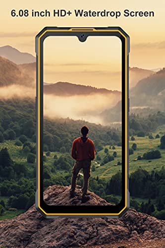 Rugged Smartphone, CUBOT King Kong 5 Rugged Cell Phone, 48MP Camera, Android 11 Phone, 6.1” HD+ Screen, 5000mAh Battery, 4G Dual SIM Phones, IP68 Waterproof Cell Phone, Face ID, Orange