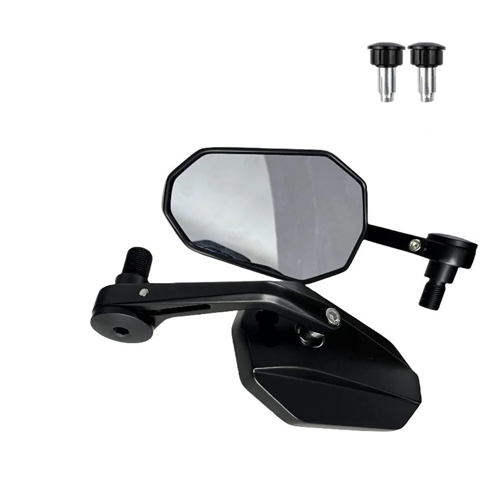 Lusterko wsteczne do motocykla Pasuje do Yamaha MT/FZ/TMA Pasuje do Z650-up CB-R lusterko wsteczne 7/8 "uchwyt motocyklowy lusterka końcowe czarna strona(No 4 mirror)