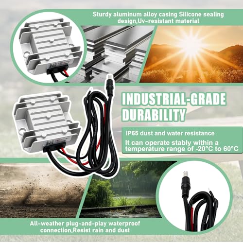 12V/24V to 30V 3.5A Converter with DC Power Cable for Starlink Mini 12V Adapter, 10V to 28V Input DC Step-Up Power Adapter Cord for starlink mini Power Supply No Worry About Voltage Drop or Rise3