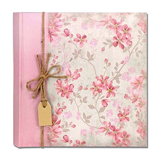 Preisvergleich Produktbild Fotoalbum traditionelle 20 Blatt 24 x 24 Bilderrahmen Garden Pink