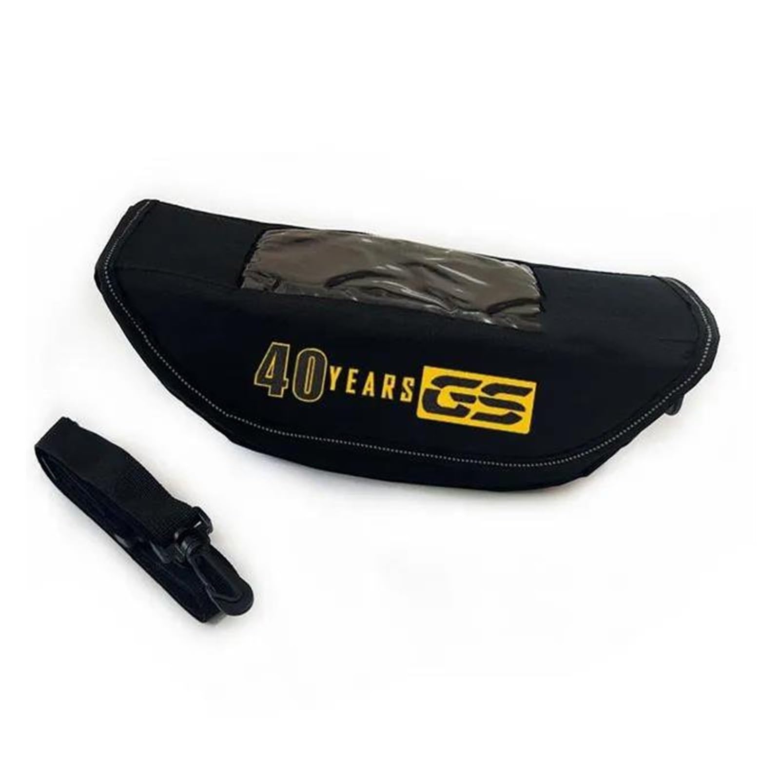 Borsa Da Manubrio Per BMW R1250GS R 1250 GS 40° Anniversario F850GS F750GS G310GS(Black-with logo3)