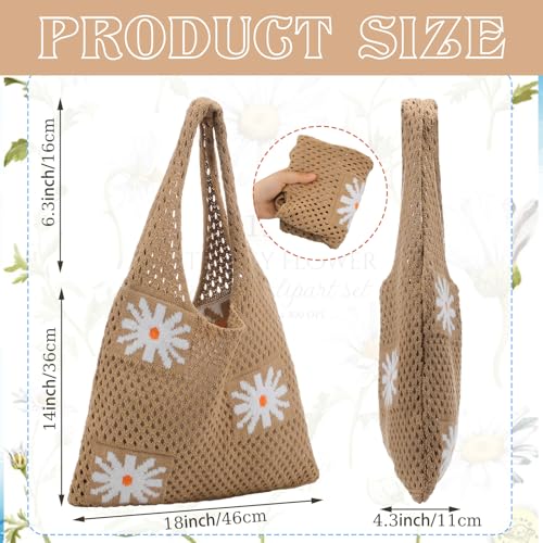Bolso Tote Tejido a Crochet para Mujer miniatura 2