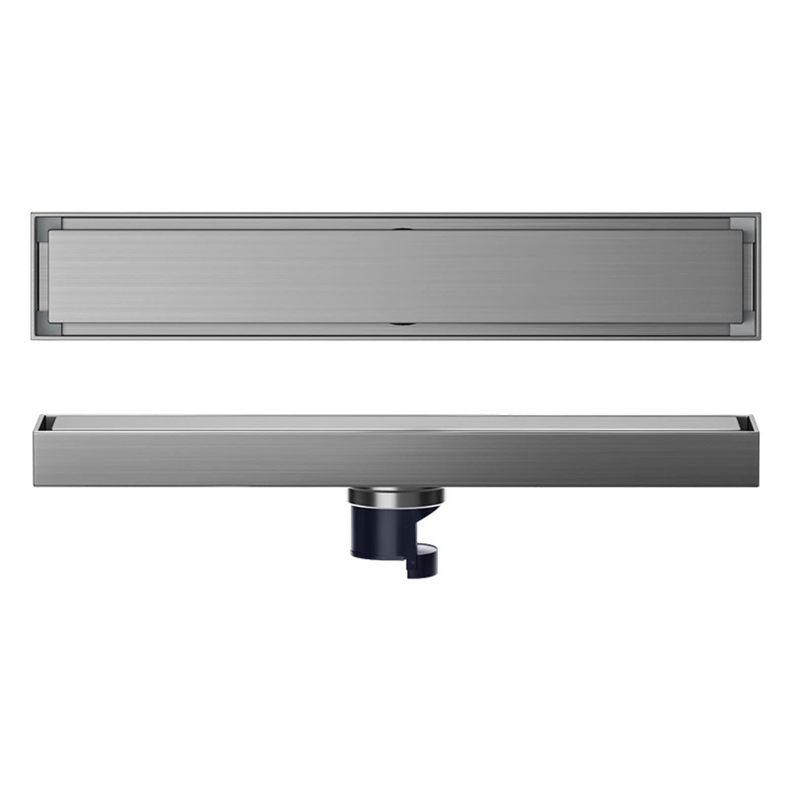 Linear Invisible Shower Drain，Stainless Steel Tile Insert Floor Drain, Drainer(Middle Drain,80cm)