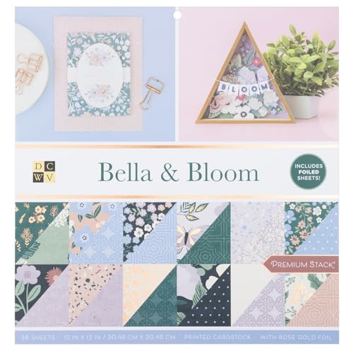 Papier créatif pour scrapbooking et albums photos de mariage Bella & Bloom