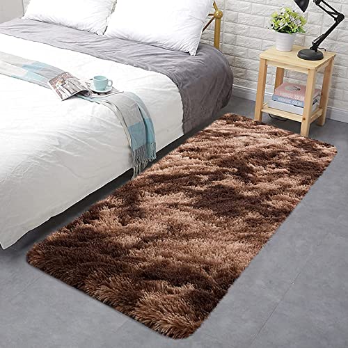 SHANNA Terciopelo Súper Suave Alfombra Salón Grande Interior, Alfombra Pelo Largo de Habitacion Dormitorio Comedor Antideslizante Cover