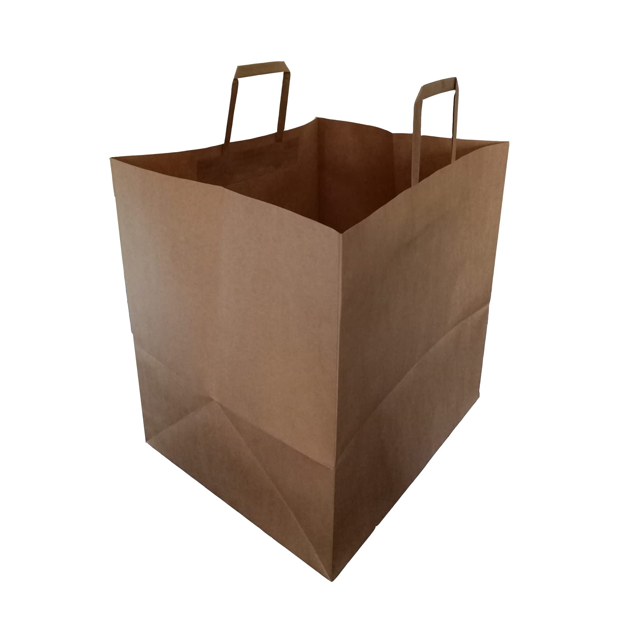 91979 Scatola 150 Shoppers Carta Craft, 36 X 30 X 36 Cm, Flat Maxi, Bianco, Avana