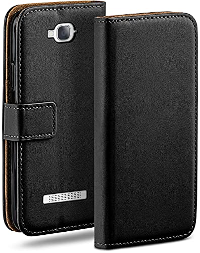 moex Funda con Tapa para Alcatel One Touch Pop C7, con Ranura para Tarjetas, Funda Estilo Libro con...