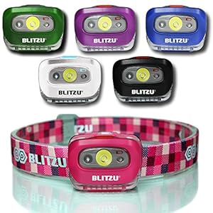 BLITZU Head Lamp to Wear, Camping Accessories Clearance, Head Light, Head Flashlight, Camping Essentials for Camper…