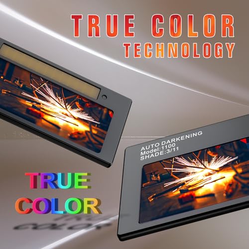 Image of Welding Helmet Lens Auto Darkening True Color Welding Lens