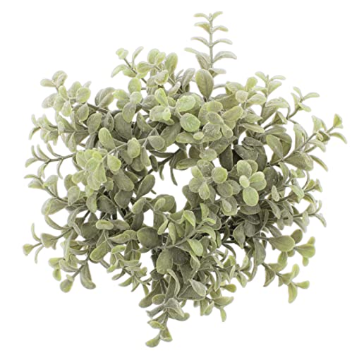 Decorative Faux Eucalyptus Candle Ring #TOP20