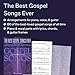 The Best Gospel Songs Ever | Piano, Vocal, Guitar Songbook | 80 Gospel Classics with Sheet Music, Lyrics, Chords and Guitar Diagrams | Timeless Hymns for Musicians and Beginners