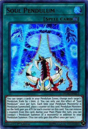 Amazon.com: Yu-Gi-Oh! - Soul Pendulum - DUPO-EN013 - Ultra Rare - 1st  Edition