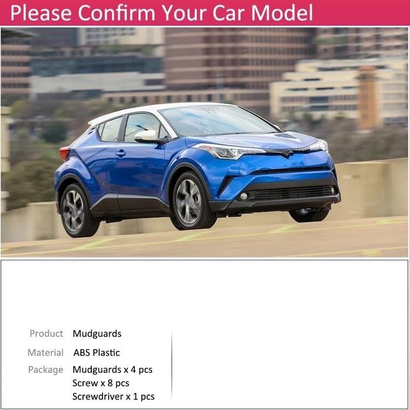 KIQI Guardabarros De Coche Para Toyota C HR CHR 2016 2022 ABS