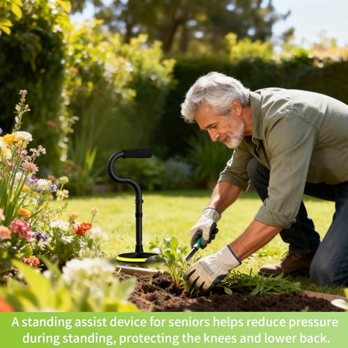Standing Aid for Seniors Stand Assist Aid Devices & Supports for Elderly Help Get Up from Floor Standing Mobility Aid Tool Rising Indoors Garden Housework Bedroom Bathroom Bedside - Image 4