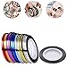 Nail Striping Tape Line Rolls Striping Tape Line Nail Art Decoration Stickers DIY Nail Tip - White.