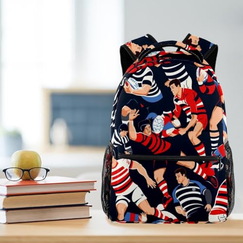 Sac à dos décontracté homme multicolore avec grand compartiment principal