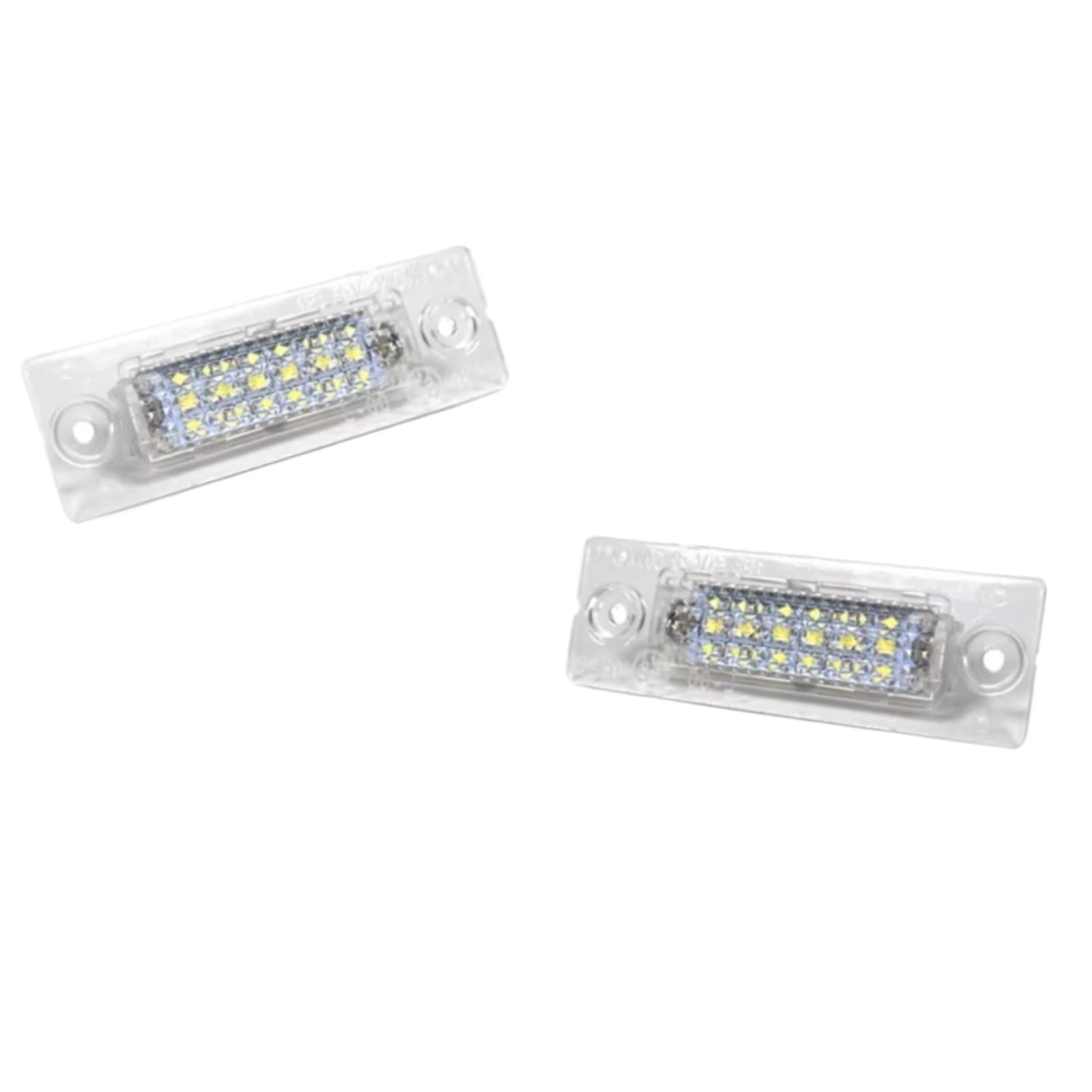 Piloto de matrícula compatible con VW evita multas ITV luces placa de coche 2 uds 7