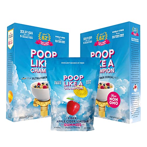 2 Cereal & 1 Gummy Bundle Ultra High Fiber Cereal, Low Carb, Keto