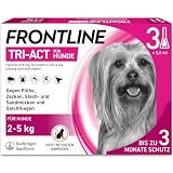 FRONTLINE TRI-ACT Hund XS gegen Zecken, Flöhe & Mücken (2 bis 5 kg)