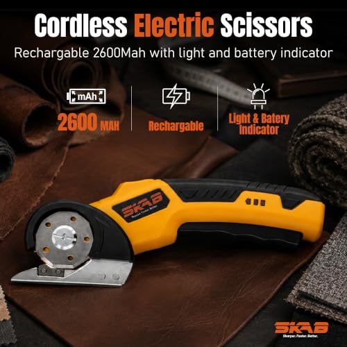 Cardboard Cutter Electric Scissor Rechargeable, 2600Mah Blue - image 2