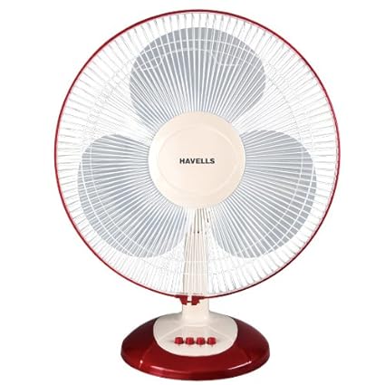 Havells Swing Lx 400mm Table Fan (Cherry)