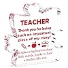Teacher Gifts for Women Teacher Appreciation Gifts New Teacher Gifts End of Year Teacher Gift from Students Graduation Gifts for Teacher Teacher Thank You Gifts Decoration Sign Plaque