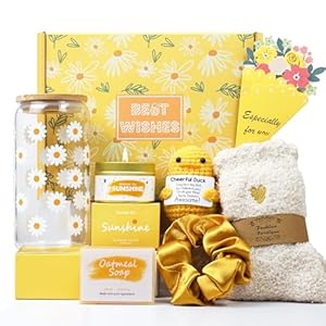 Gift Baskets for Women, Unique Birthday Gifts for Women, Best Friend Birthday Gift, Inspirational Gift Set Box, Christmas Gifts for Woman Her Teen Girl Sister Friendship- Brighten up Her Day!