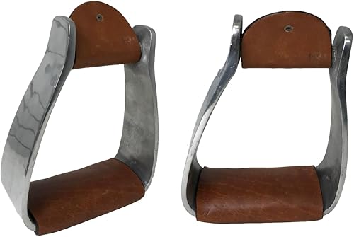 Estribos occidentales pesados para adultos para alivio de rodilla en ángulo