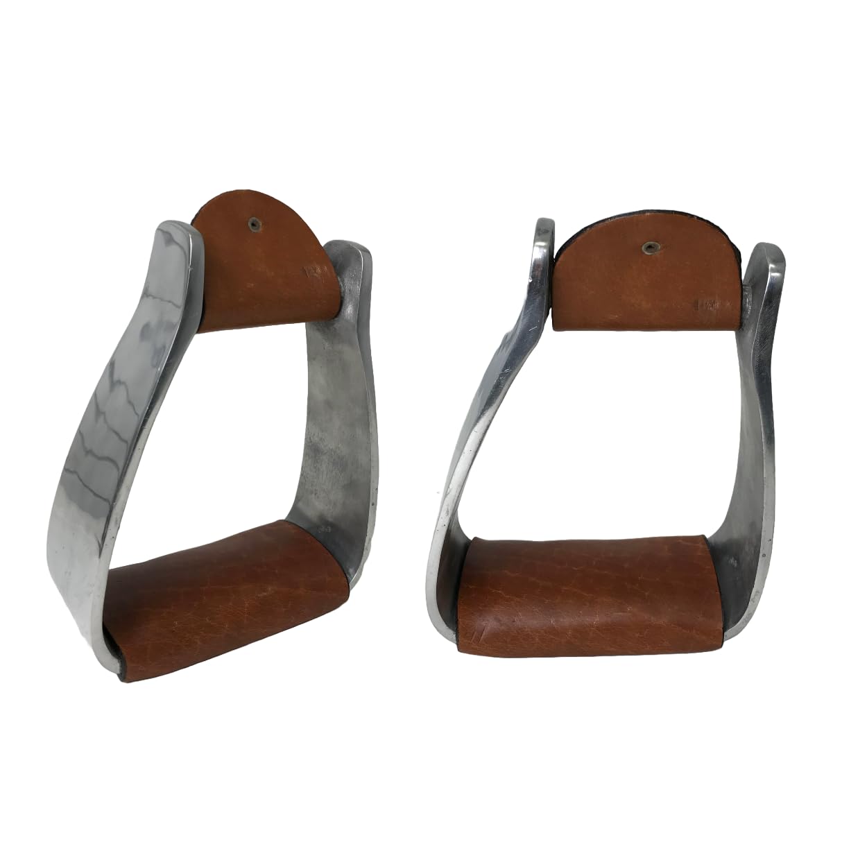 Étriers De Cheval En Aluminium - 12 Cm - Gravés Avec