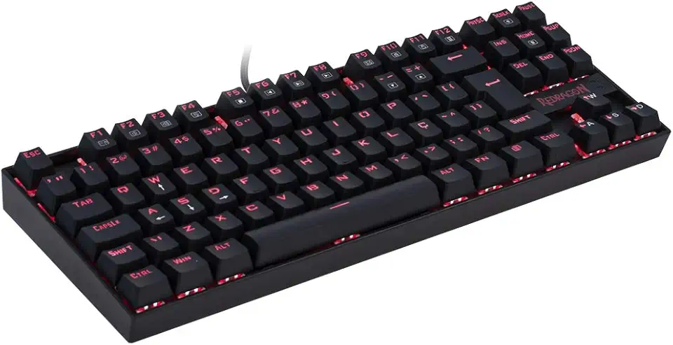 Teclado Mecânico Redragon Kumara RGB Preto Switch Preto K552RGB-1