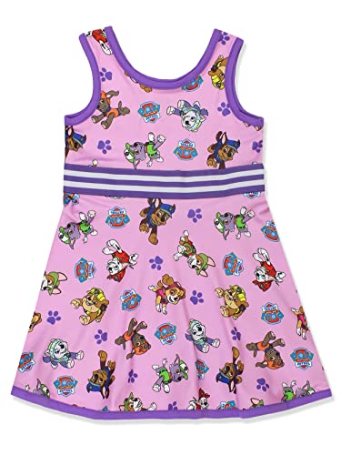 Paw Patrol Toddler Girls Fit and Flare Ultra Soft Dress2