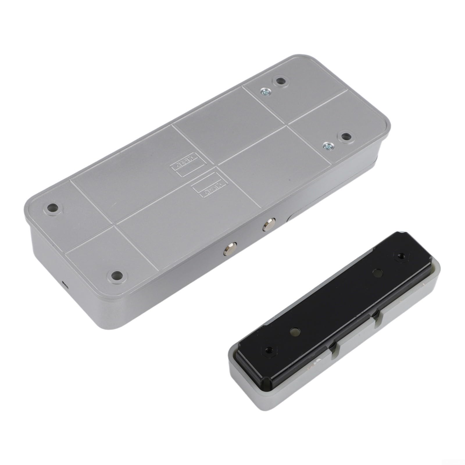HpLive Para cerradura de puerta inteligente invisible para control de aplicación de madera (plata) | Para un diseño invisible, integración perfecta en madera, mayor seguridad contra robos, aspecto moderno