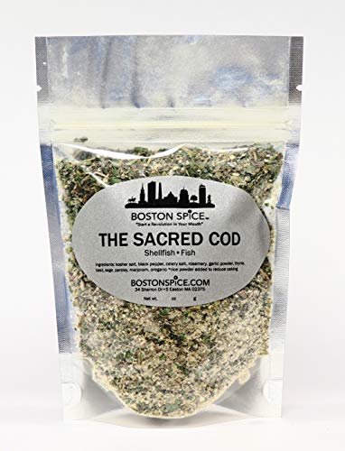 Boston Spice The Sacred Cod Handmade Gourmet Seafood Shrimp Scall...