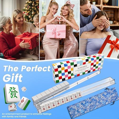 Soportes de Acrílico Transparentes para Mahjong 17.2 Pulg miniatura 7