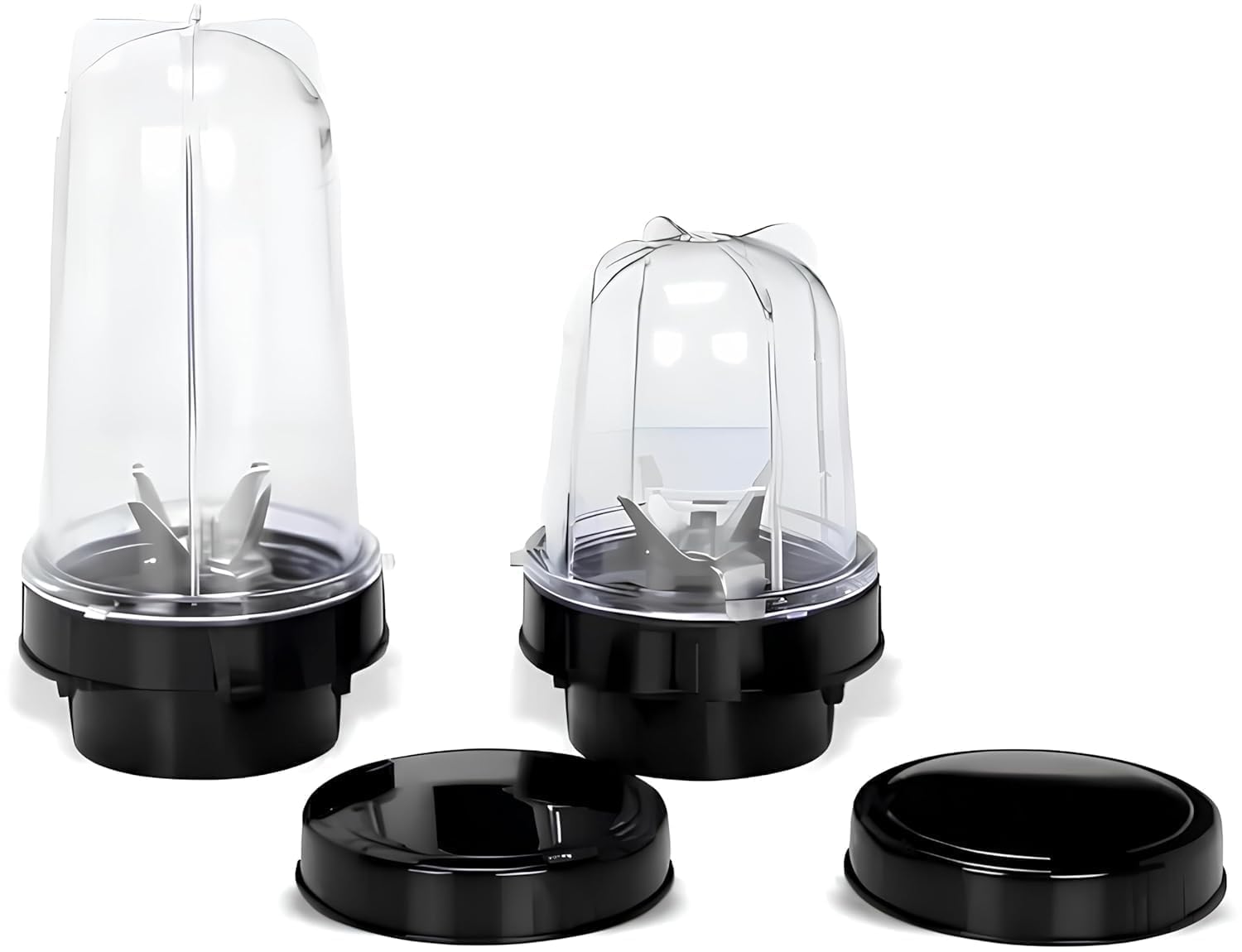 Mexican Mixer Juicer Jar Set – 300ml & 500ml | Set of 2 BPA-Free Replacement Jars | Universal 4-Teeth Coupler, 2-Slot Design | Compatible with Select Mixer Grinder Models-image-17