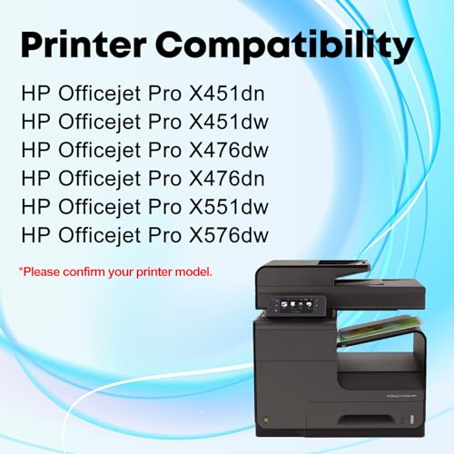 Image of Miss Deer 970XL 971XL Ink Cartridges High Yield, Replacement for HP 970 971 970XL 971XL Work for Officejet Pro X476dw X576dw X451dw X551dw X451dn X476dn Printer (Black, Cyan, Magenta, Yellow)