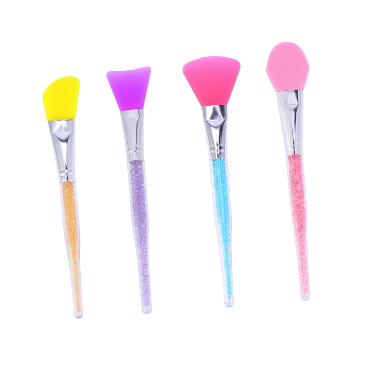 HAKIDZEL Face Mask Applicator Brush Rhinestone Silicone Skincare Tool Esthetician Supplies