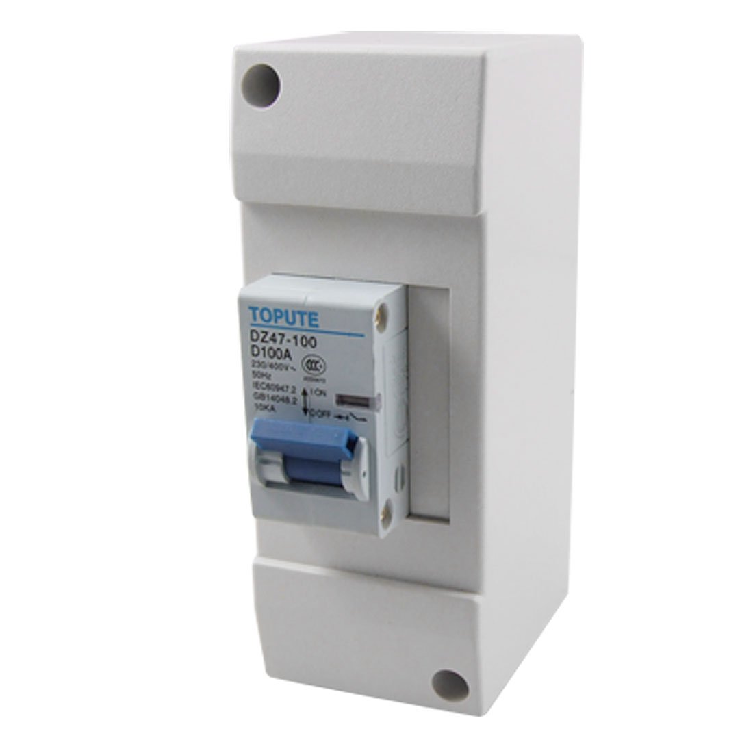 IEUMJNAT Plastic Casing 100A 1 Pole Miniature Circuit Breaker MCB
