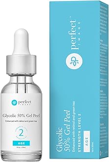 Glycolic Acid 50% Gel Peel - Enhanced with Retinol & Green Tea Extract (Professional Skin Peel)1 ounce