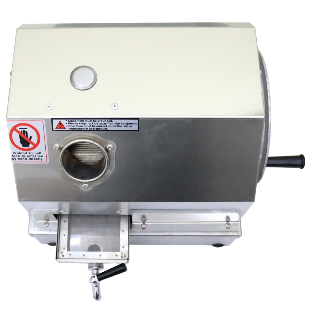Exprimidor manual de caña de azúcar, máquina exprimidora de caña de azúcar de acero inoxidable con entrada de caña de azúcar, 3 rodillos, exprimidor comercial de caña de azúcar 7