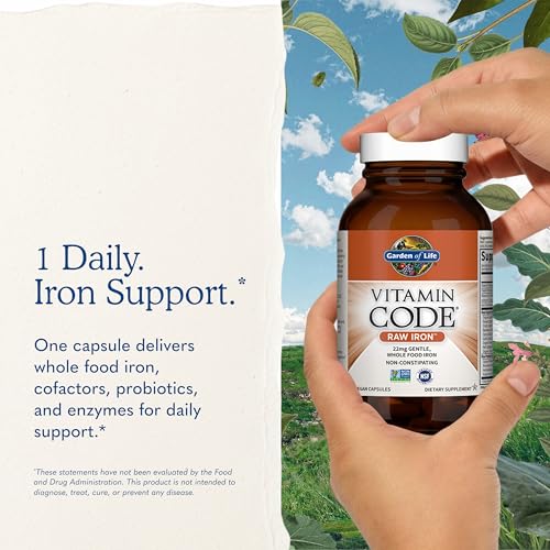 Garden of Life Vitamin Code Raw Iron Supplement, 30 Capsules - image 7