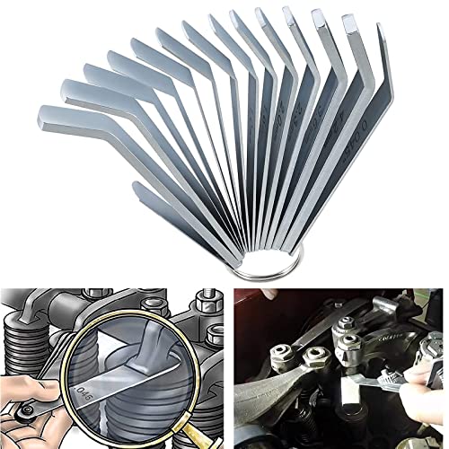Image of Feeler Gauge Jake Brake Tool Set 88880053 88880052 85111377 Suitable for Volve Mack MP7 MP8 MP10 D12 D13 D16 Engines, Intake and Exhaust Valve Adjustment Kit (14 PCs)